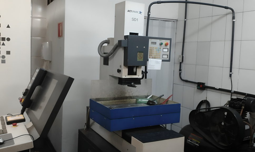 máquina-ferramentaria-eletroerosão-furo-rápido